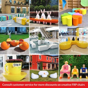 Fiberglass Tree Pool Seat <b>Outdoor</b> Public Resting Mall Leisure Chair Scenic Spot Creative Sculpture <b>Stool</b> - Product Image 2