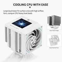 Refroidisseur de processeur Thermalright Phantom Spirit 120 Vision Snow, 7 caloducs, écran LCD, double ventilateurs PWM, Intel LGA1700/1851 AMD AM5/AM4