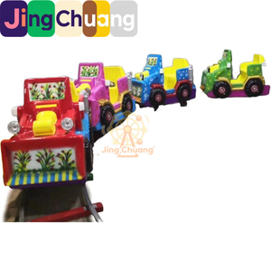 Tren de pista cuadrada para niños, equipo de diversión grande para exteriores, con batería enchufable, atracción infantil para parques y puestos de mercado nocturno - Product Image 5