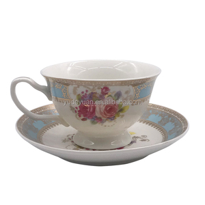Fabbrica di Design stampato personalizzato porcellana Fine nuovo osso cina all'ingrosso 24 pz tazze da caffè arabica Turkish set da tè di lusso - Product Image 5