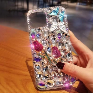 Nueva <span class=keywords><strong>funda</strong></span> de lujo para teléfono móvil con diamantes para Samsung J4 J6 <span class=keywords><strong>J7</strong></span> <span class=keywords><strong>Prime</strong></span> J8 ON7 C8 M10 M23 M30S M33 M52 M53 F22 F62 - Product Image 2