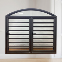 Store banne moderne réglable en aluminium et verre trempé, étanche, insonorisé, facile à nettoyer, pour salle de bain et hôtel