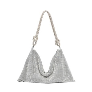 Silver Rhinestone <b>Purse</b> Evening Sparkly Gold Clutch Formal Bag Glitter Handbag Women Evening Bags - Product Image 1