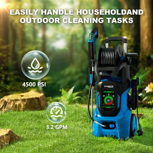 Lavadora eléctrica de alta presión ajustable portátil con chorro de coche de 4500 PSI con control remoto - Product Image 2
