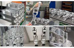 OEM/odmcnc nhôm các bộ phận gia công ai roboc máy trái và phải đầu gối Doanh vỏ bê kết nối các bộ phận từ xa Chế biến CNC - Product Image 5