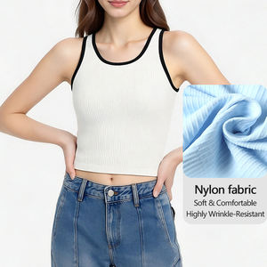 <span class=keywords><strong>Tops</strong></span> Deportivos para Mujer, Camisetas sin Mangas con Espalda Cruzada, Camisetas sin Costuras para Mujer - Yoga, Ejercicio, Gimnasio, Camisola Deportiva, Camisetas sin Mangas - Product Image 6