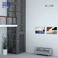 Chambres d'ascenseur résidentielles en aluminium super durables pour maison, ascenseur domestique, chambres d'ascenseur en aluminium