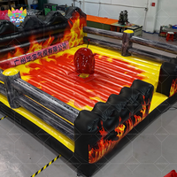 Nouveauté Jeux sportifs de plein air mécaniques pour jeux interactifs gonflables utilisés AirFunPro Toile en PVC