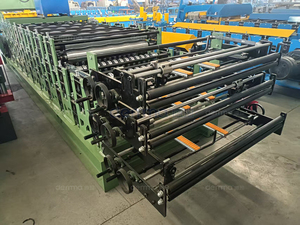 Dịch vụ tốt hình thang sóng ba lớp kim loại tấm lợp cuộn tạo thành máy - Product Image 6