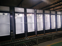 Congélateur vertical pour boissons 700L, prix moins cher, réfrigérateur commercial, vitrine de présentation de boissons froides