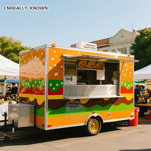 OEM Italian <b>Small</b> Stainless Steel Beer Vendor Cart Fried Chicken Mobile Catering Food Truck - Product Image 4