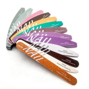 Juego Profesional de Limas para Uñas, Colores Variados, Grano <span class=keywords><strong>80</strong></span>/<span class=keywords><strong>100</strong></span>/<span class=keywords><strong>120</strong></span>/150/180, Papel de Lija, <span class=keywords><strong>Lima</strong></span> Pulidora Doble para Cutículas, <span class=keywords><strong>Lima</strong></span> de Esmeril - Product Image 1