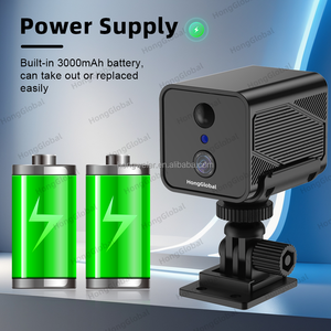 Hongglobal 3MP WIFI IP hồng ngoại tầm nhìn ban đêm Camera an ninh không dây ICAM + UBOX pin thông minh Powered Home surveil CCTV Camera - Product Image 4