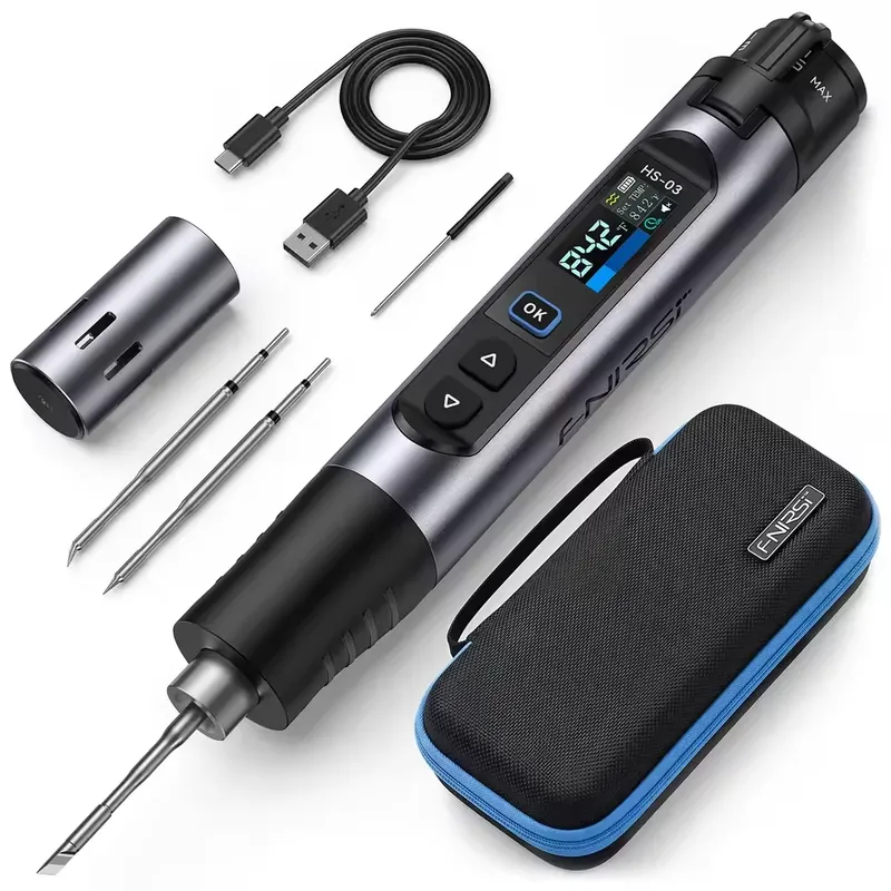 FNIRSI HS 03 Cordless Soldering Iron