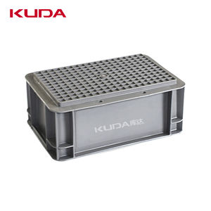 Caja de Logística de Plástico KUDA EU3211A-SLWLX, Cajas de Almacenamiento de Carga, Caja de Plástico Industrial Reforzada, 300x200x120mm - Product Image 3
