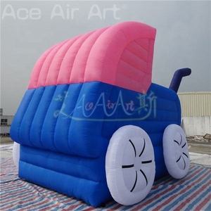 Ballon de dessin animé de landau gonflable extérieur pour la publicité d'événement et le modèle de <span class=keywords><strong>voiture</strong></span> gonflable de célébration pour la promotion - Product Image 3