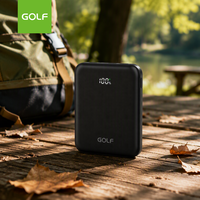 Mini chargeur portable à batterie lithium, prix de gros OEM, écran LCD, charge rapide PD 20W, batterie externe 5000mAh, format compact