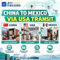 ZTOCW Transitaire Global Chine-USA-Mexique LCL+Express Fret Maritime DDP Porte-à-Porte 30-45 Jours Assurance pour Cargaison Générale