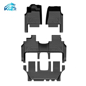 พรมปูพื้นรถยนต์กันน้ำ ยี่ห้อ KQD รุ่น Easy Clean ผลิตจากวัสดุ TPE สำหรับ Infiniti QX80 ปี 2025 - Product Image 4