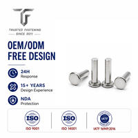 Rivets plats TianFang pour quincaillerie de coffrets de télécommunications, en acier au carbone sur mesure, finition zinguée, support technique
