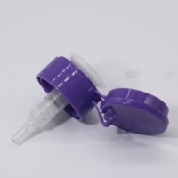 Flacon pompe en plastique 33/410 pour dissolvant de vernis à ongles avec couvercle à clapet et pompe à pression