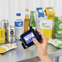 WAISU Mini máquina de codificación portátil de mano Manual QR código fecha Bracode impresora de inyección de tinta para tela y tubos para almacén