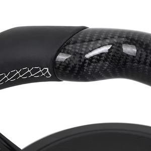 Volant de direction en carbone brillant pour VW <span class=keywords><strong>Golf</strong></span> Passat Polo MK6 <span class=keywords><strong>7</strong></span> <span class=keywords><strong>7</strong></span>.5 GTI GTD GTE B8 - Product Image 6