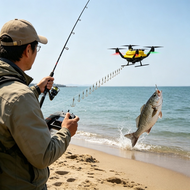 Feiya Specially Developed Wind Resistant Fishing Drone for Fishing Detection of Fish Schools