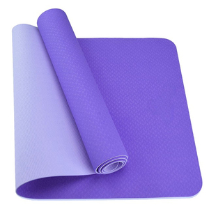 Inicio Fitness Ejercicio Entrenamiento <span class=keywords><strong>Yoga</strong></span> Mat Personalizar Imprimir Eco Friendly Doble capa 6mm TPE <span class=keywords><strong>Yoga</strong></span> Mat - Product Image 5
