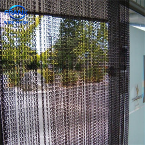 <span class=keywords><strong>Rideau</strong></span> en maille métallique décorative anodisée, <span class=keywords><strong>rideau</strong></span> en chaîne à maillons en aluminium, écran mural pour hôtel - Product Image 5
