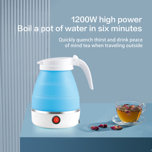 Vente chaude Appareils ménagers Bouilloire en silicone Petits appareils électroménagers Bouilloire de cuisine pliable de voyage - Product Image 5