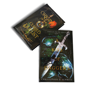 Trung quốc sản xuất tùy chỉnh cuốn Sách bìa cứng phun cạnh Hot stamping lá bụi Áo khoác cuốn Sách bìa cứng với hộp giấy - Product Image 2