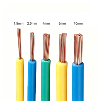 Câbles électriques en cuivre toronné PVC Tianyuan pour câblage de bâtiments - Tailles 1mm, 1.5mm, 2.5mm, 4mm, 6mm, 10mm, 16mm