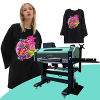 Zhou Nom Usine Double Tête Imprimante Dtf 60 cm Imprimante T-shirt Machine D'impression Numérique Dtf Impresora 60 cm I3200 2 Tête