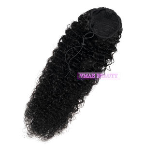 Extensiones de cabello virgen brasileño VMAE 100g Color Natural Afro Kinky Jerry Curly Yaki Kinky Straight Ponytail Body Wave Dropship - Product Image 2