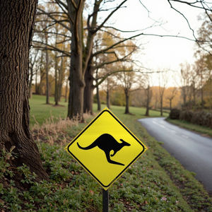 Tanda logam berkualitas tinggi gaya pinggir jalan raya tanda aluminium dibuat dari ukuran aluminium tahan korosi 12 kali 12 inci - Product Image 2