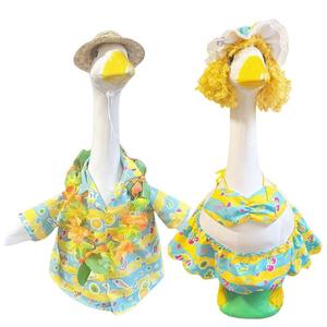 Camisa Hawaiana Americana Personalizada de Fábrica 2026, Bikini de 23 Pulgadas con Estampado Tropical de Ganso para Decoración, de Poliéster - Product Image 5