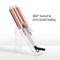 Mini fer à friser compact et portable en céramique avec technologie ionique PTC, réglage de la chaleur, pour la maison, le salon, le quotidien et les voyages