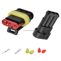 Connecteur automobile étanche scellé à 3 broches avec bornes 282087, 282105