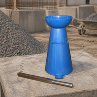 Varilla de Apisonamiento de Hormigón Portátil de Alta Precisión, Cono de Prueba de Apisonamiento, Varilla de Apisonamiento Cuadrada a Buen Precio para Pruebas de Materiales de Construcción