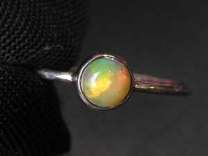 Ethiopian <b>Opal</b> 925 Sterling <b>Silver</b> Bezel Setting <b>Ring</b> for Women Handmade Engagement Gift for Her Bridal Wedding Anniversary - Product Image 3