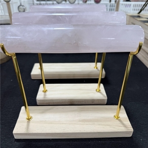 Pierre de guérison la plus vendue Cristaux de quartz rose de qualité supérieure Bâtons ronds lisses pour massage de guérison à vendre - Product Image 6