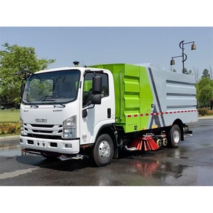 Camión de Limpieza de Carreteras de Alta Presión Isuzu, Pequeña Barredora de Carreteras en Venta - Product Image 1