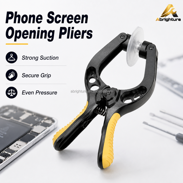 Phone Screen Opening Pliers with Strong Suction Cups, Non-Slip Grip Separator Tool for LCD Screen Removal and Smartphone Repair