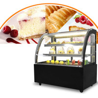 Vitrine Réfrigérée Premium pour Gâteaux Bindose – Présentoir à Pâtisseries Haute Visibilité avec Contrôle Numérique LED et Étagères Réglables pour Boulangerie