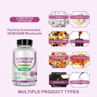 Kapsul Pendukung Kesehatan Hati HDK 7500mg 60 Kapsul Ekstrak Milk Thistle Vegan Halal Non-GMO OEM ODM Suplemen  Kustomisasi Pabrik
