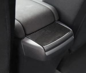 Custodia per bracciolo per sedile posteriore protezione Anti-calcio rivestimento per <span class=keywords><strong>Honda</strong></span> <span class=keywords><strong>Civic</strong></span> 10th Gen 16-19 adesivo interno in fibra di carbonio - Product Image 1