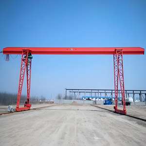 10 טון חשמל להניף gantry מנוף חיצוני דראג נייד ליבת תיבת הילוכים מנוע תיבת הילוכים יחיד קרן עיצוב קרקע שלט רחוק - Product Image 6