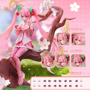 Bloques de Construcción Coleccionables Hatsune <span class=keywords><strong>Miku</strong></span> Serie Fantástica - <span class=keywords><strong>Sakura</strong></span> <span class=keywords><strong>Miku</strong></span>, Caja Sorpresa, Figura de Acción de Anime, Regalo - Product Image 2