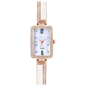 Casual tùy chỉnh xem Phụ Nữ Nhà sản xuất hình chữ nhật thạch anh nữ xem Relogio Feminino damine uhr